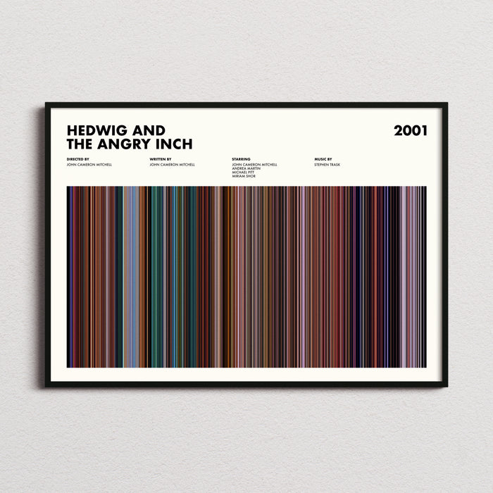 Hedwig And The Angry Inch Movie Barcode Poster