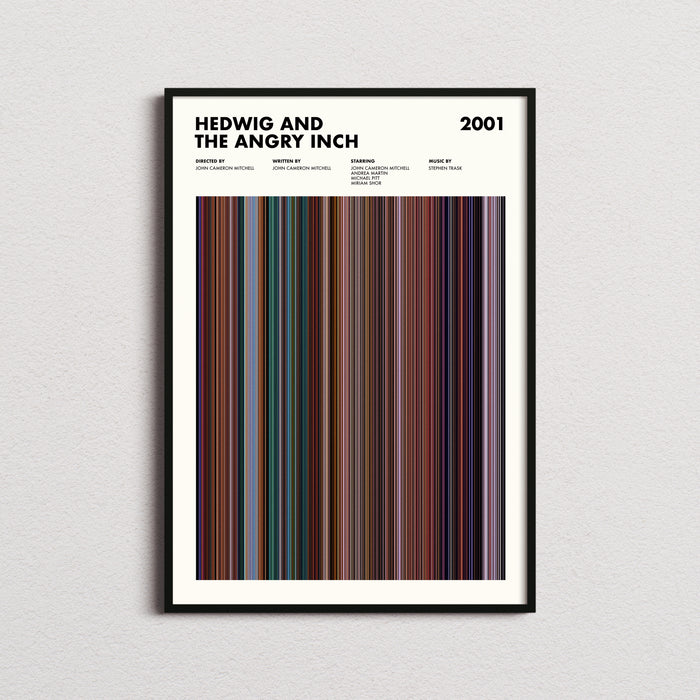 Hedwig And The Angry Inch Movie Barcode Poster