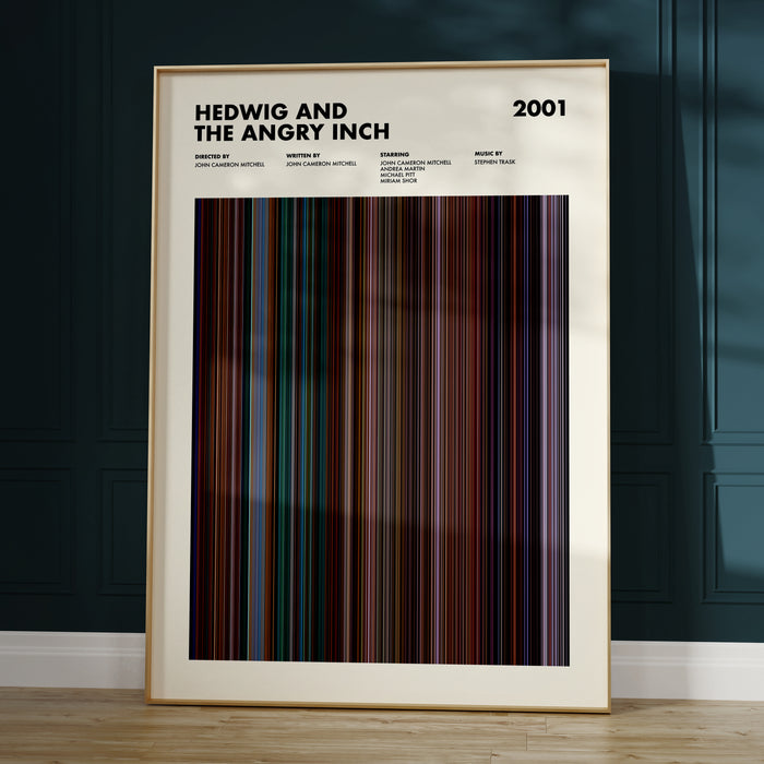 Hedwig And The Angry Inch Movie Barcode Poster