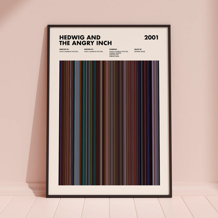 Hedwig And The Angry Inch Movie Barcode Poster