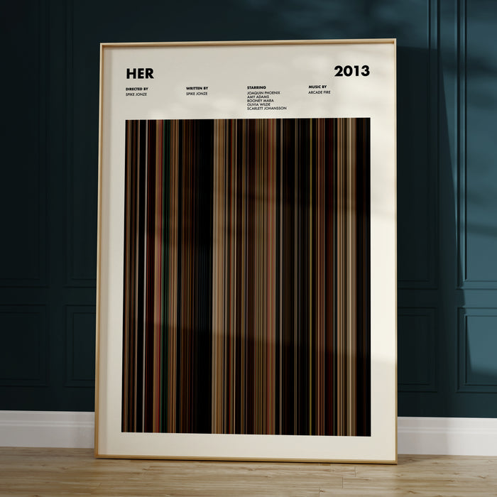 Her Movie Barcode Poster