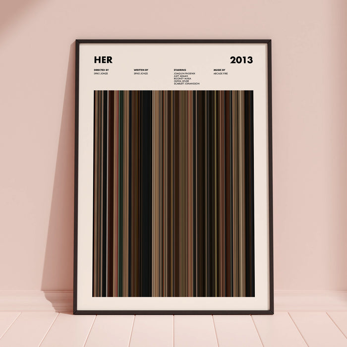 Her Movie Barcode Poster