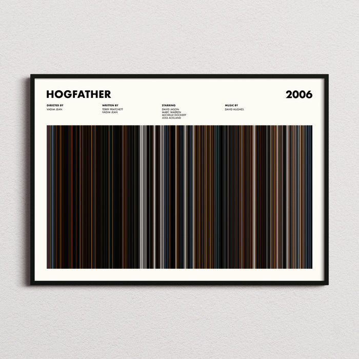 Hogfather Movie Barcode Poster