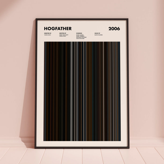 Hogfather Movie Barcode Poster