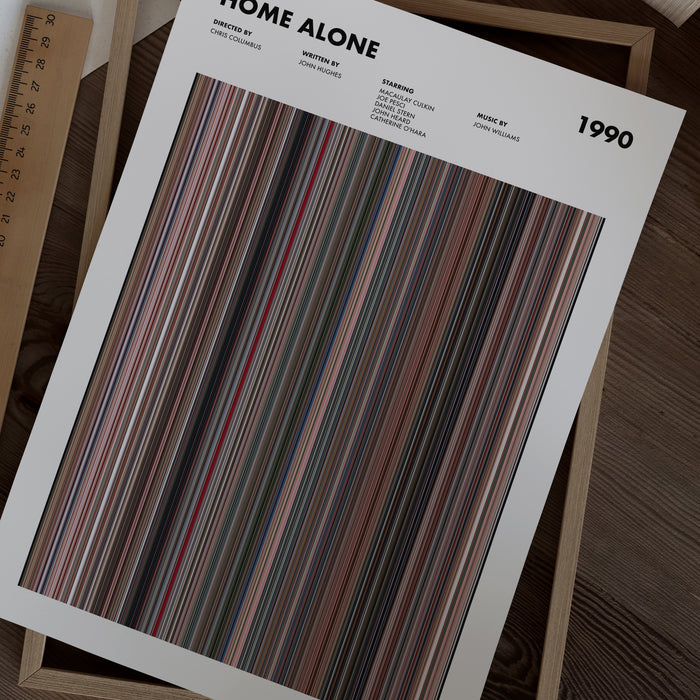 Home Alone Movie Barcode Poster
