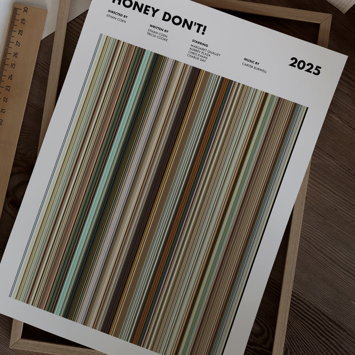 Honey Don't! Movie Barcode Poster