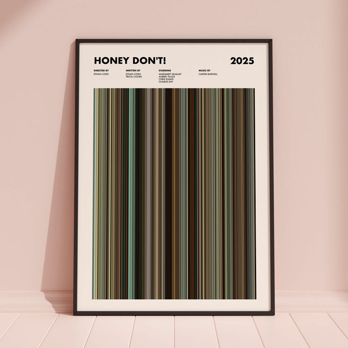 Honey Don't! Movie Barcode Poster
