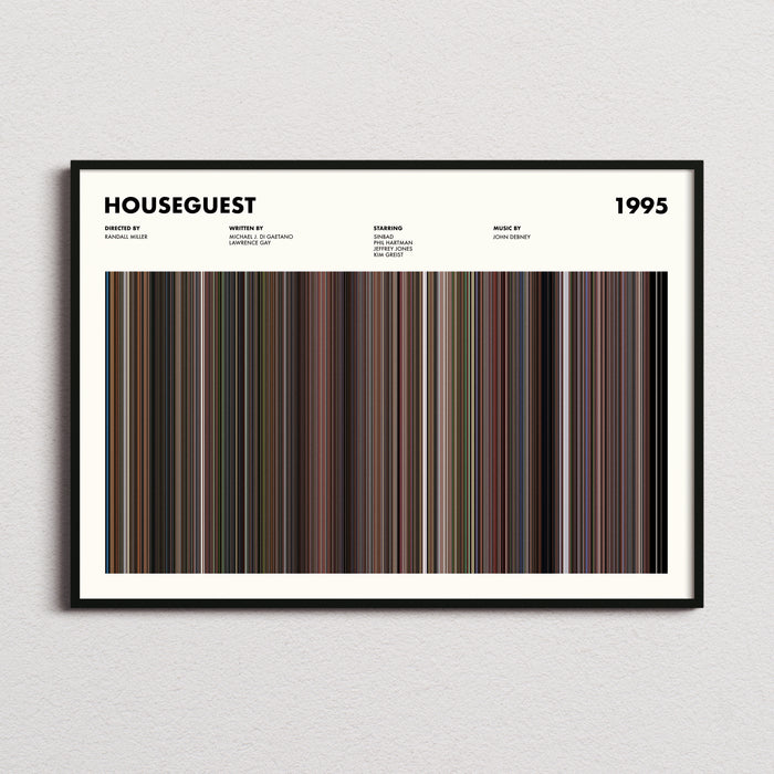 Houseguest Movie Barcode Movie Barcode Poster