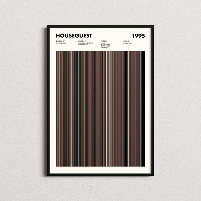 Houseguest Movie Barcode Movie Barcode Poster