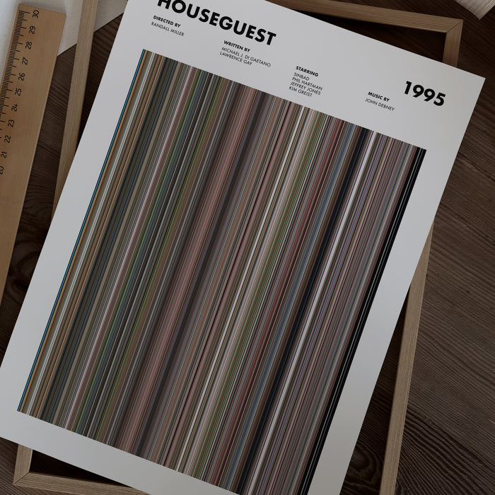 Houseguest Movie Barcode Movie Barcode Poster