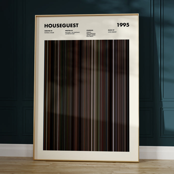 Houseguest Movie Barcode Movie Barcode Poster