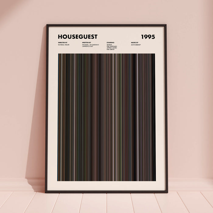 Houseguest Movie Barcode Movie Barcode Poster