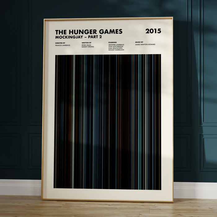 The Hunger Games Mockingjay Part 2 Movie Barcode Poster