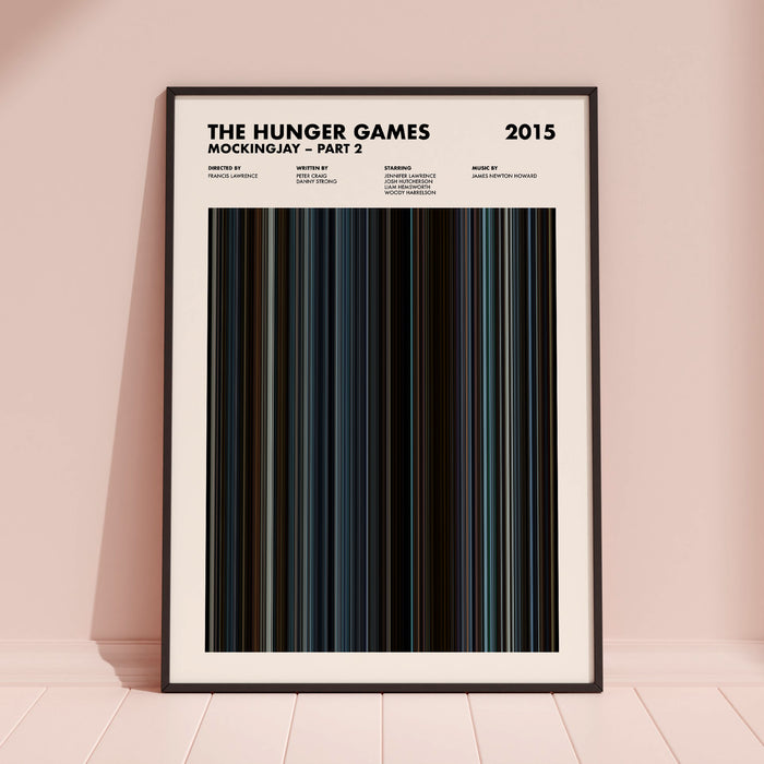 The Hunger Games Mockingjay Part 2 Movie Barcode Poster