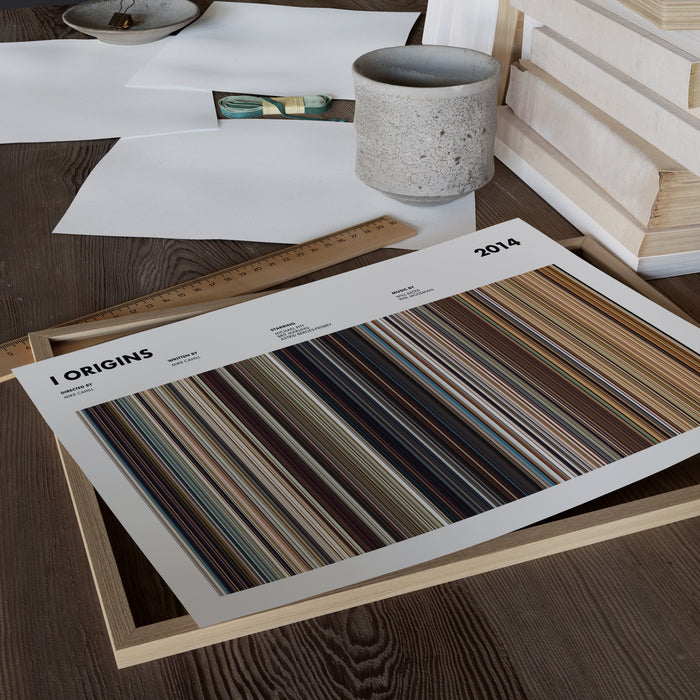 I Origins Movie Barcode Poster