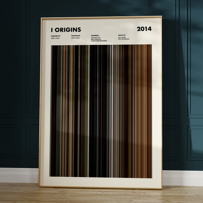 I Origins Movie Barcode Poster