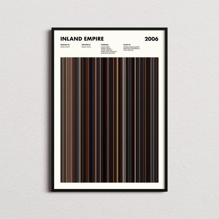 Inland Empire Movie Barcode Poster