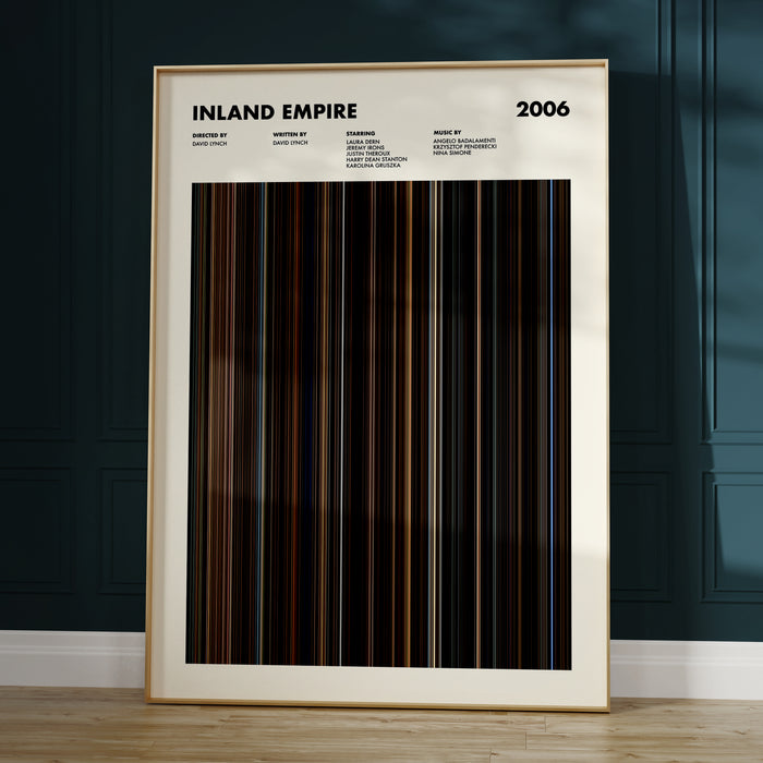 Inland Empire Movie Barcode Poster