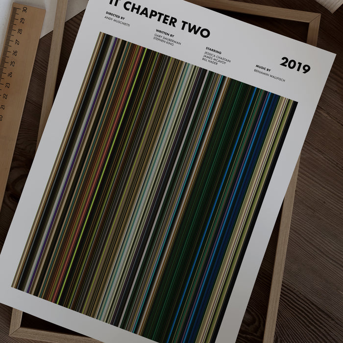 It Chapter Two Movie Barcode Poster