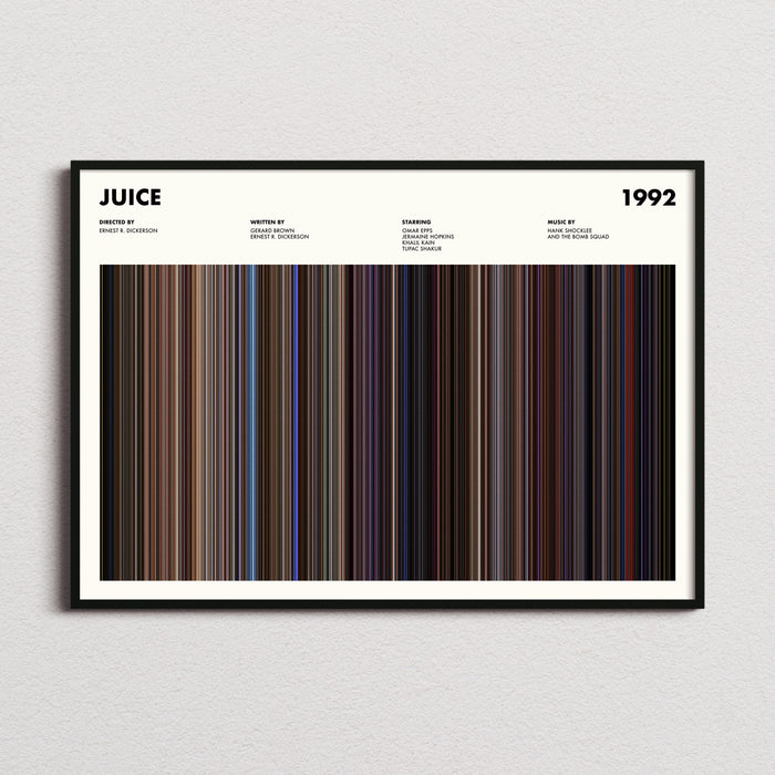 Juice Movie Barcode Poster