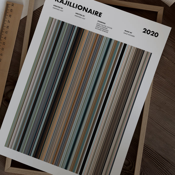 Kajillionaire Movie Barcode Poster