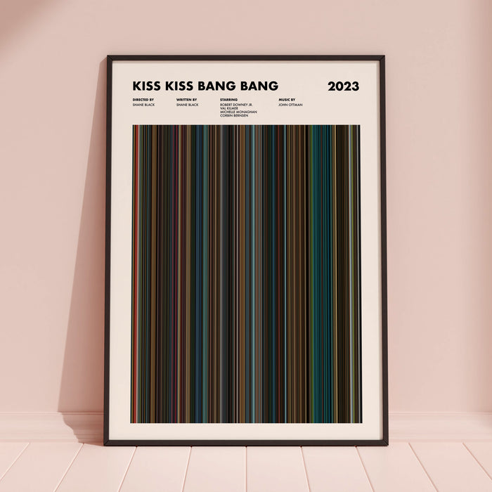 Kiss Kiss Bang Bang Movie Barcode Poster