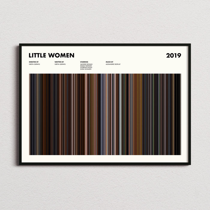 Little Women Movie Barcode Poster