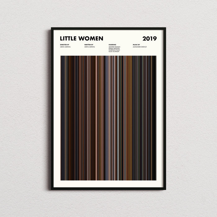 Little Women Movie Barcode Poster