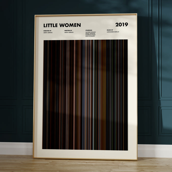 Little Women Movie Barcode Poster