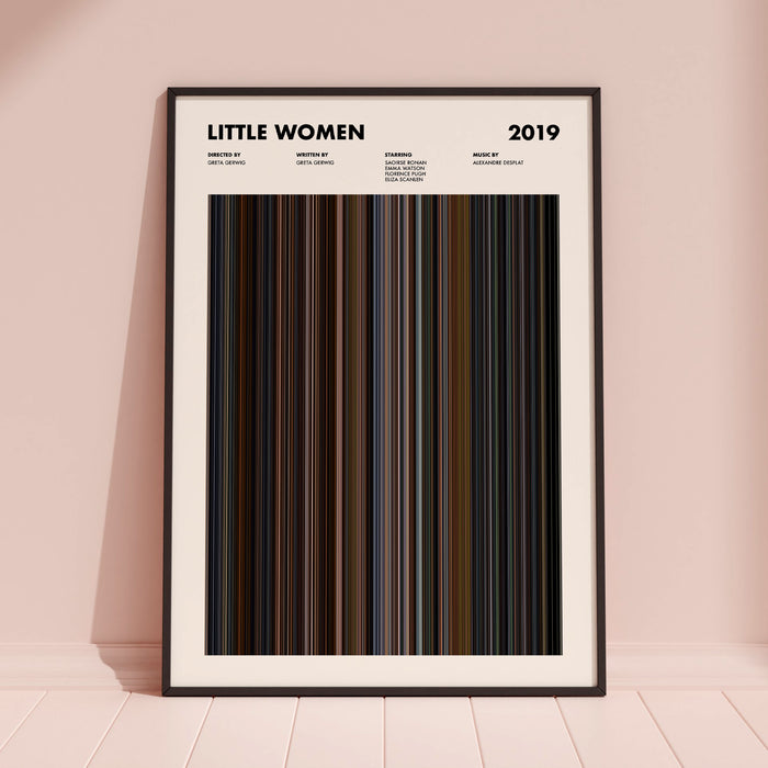 Little Women Movie Barcode Poster