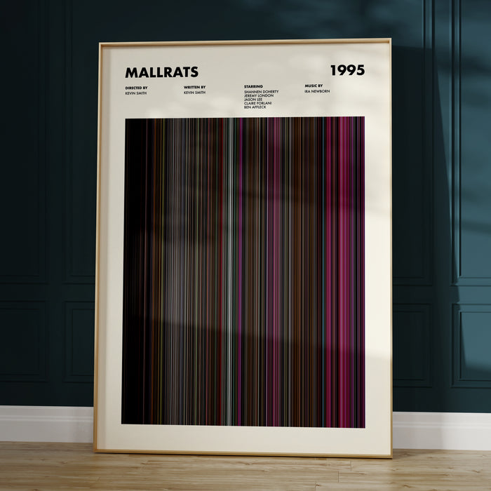 Mallrats Movie Barcode Poster