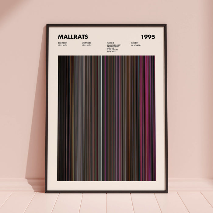 Mallrats Movie Barcode Poster