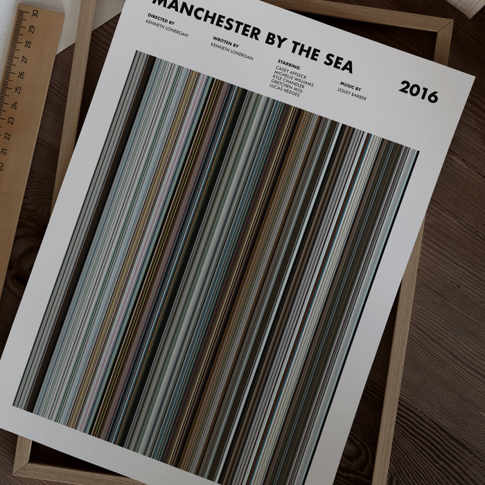 Manchester by the Sea Movie Barcode Poster