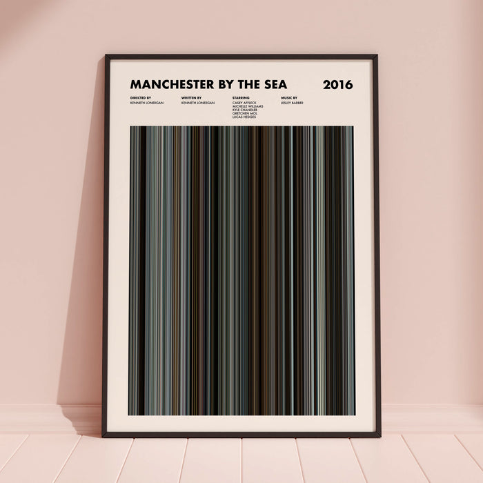 Manchester by the Sea Movie Barcode Poster