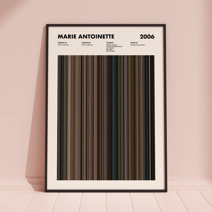 Marie Antoinette Movie Barcode Movie Barcode Poster