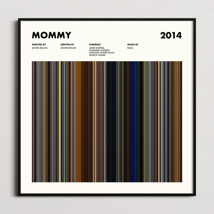 Mommy Movie Barcode Poster