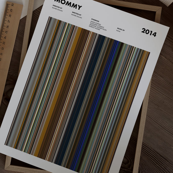 Mommy Movie Barcode Poster