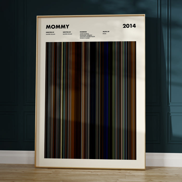 Mommy Movie Barcode Poster