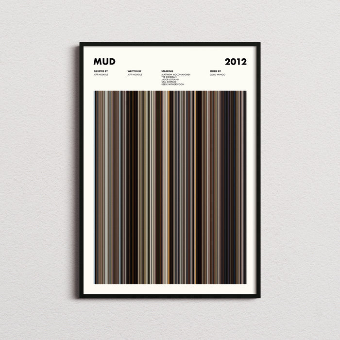 Mud Movie Barcode Poster