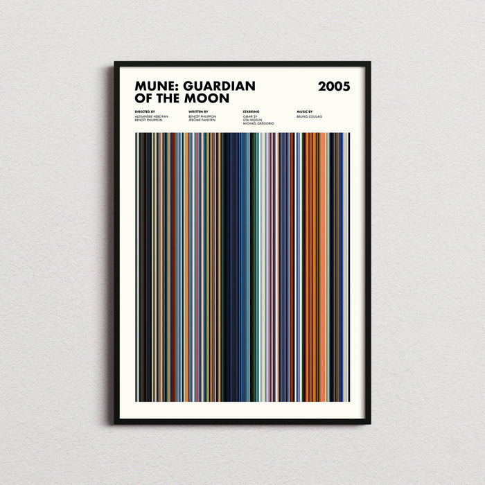Mune Guardian of the Moon Movie Barcode Poster