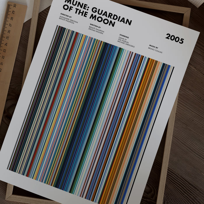 Mune Guardian of the Moon Movie Barcode Poster