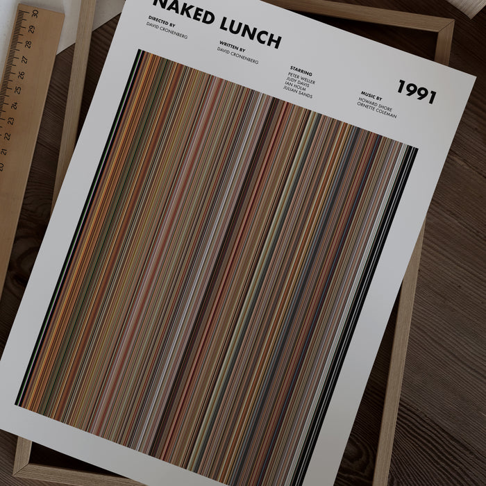 Naked Lunch Movie Barcode Poster