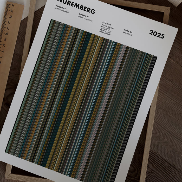 Nuremberg Movie Barcode Poster