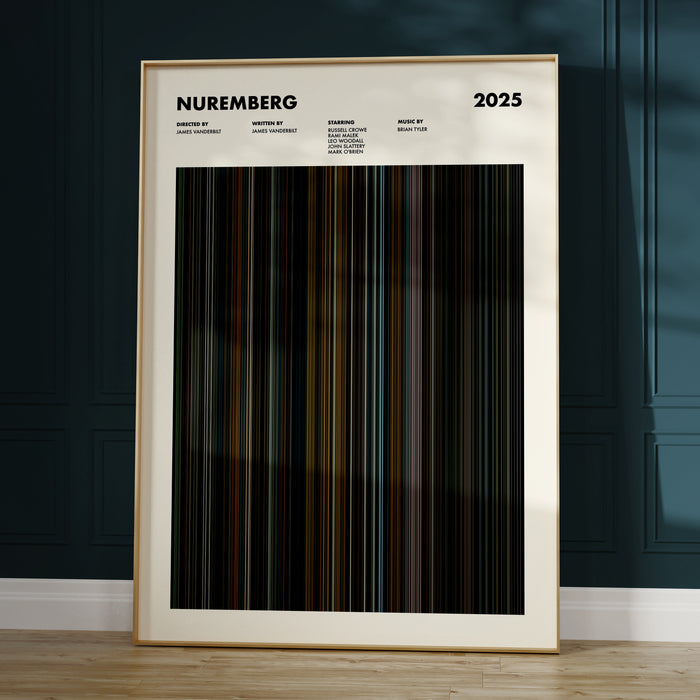 Nuremberg Movie Barcode Poster