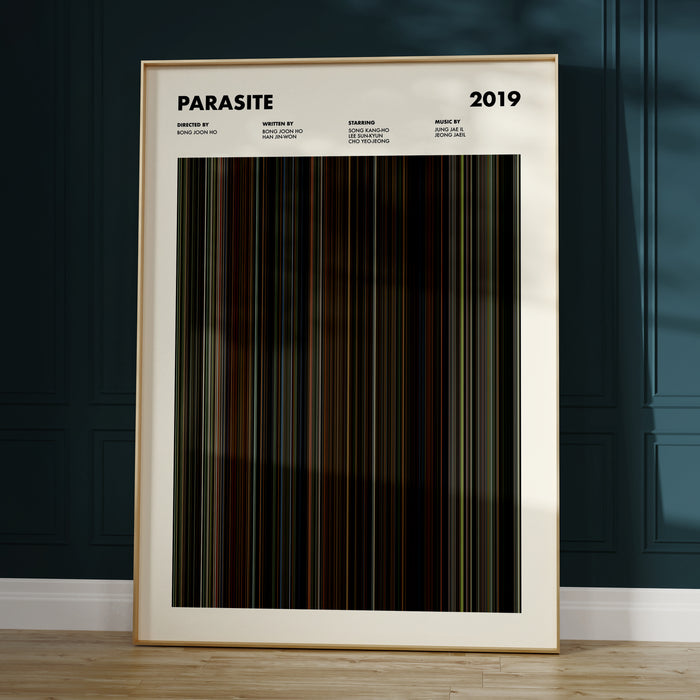 Parasite Movie Barcode Poster