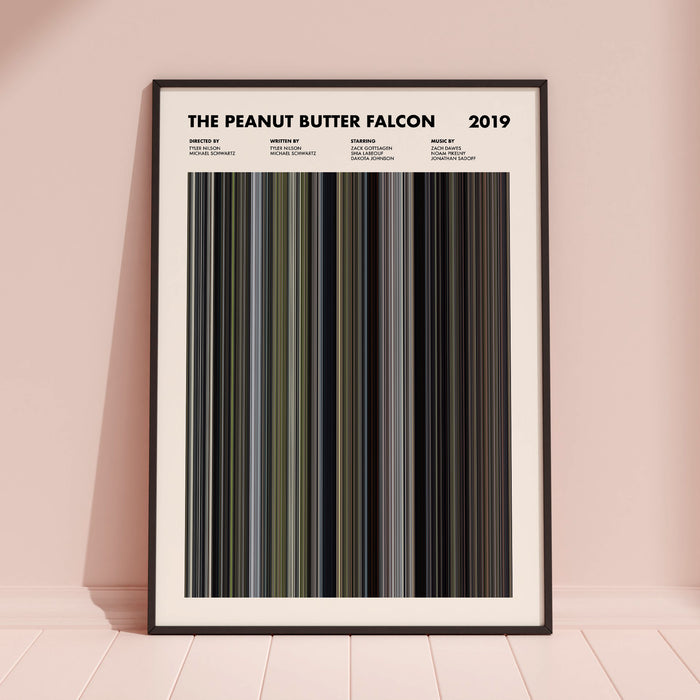 The Peanut Butter Falcon Movie Barcode Poster