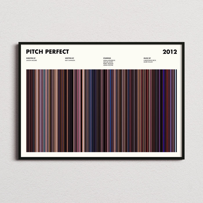 Pitch Perfect Movie Barcode Poster