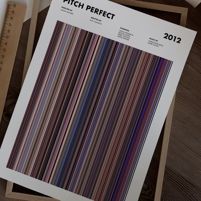 Pitch Perfect Movie Barcode Poster