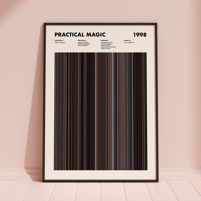 Practical Magic Movie Barcode Poster