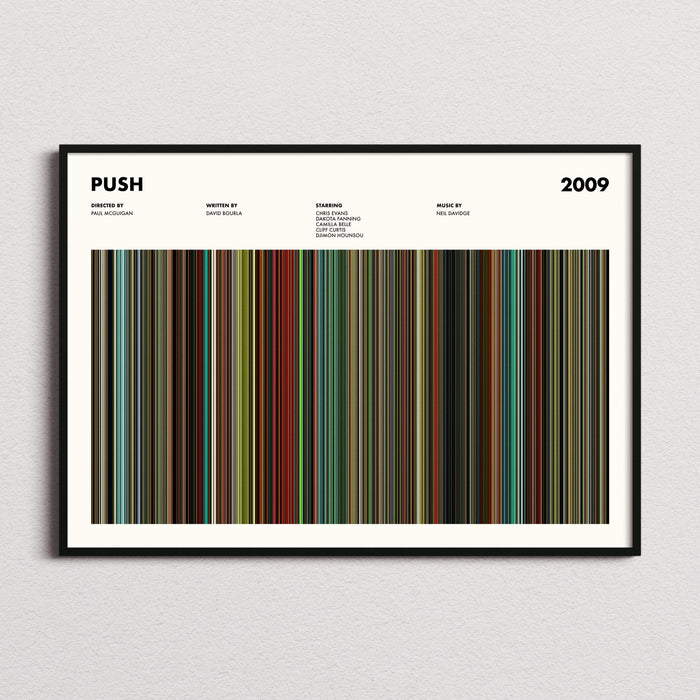 Push Movie Barcode Poster